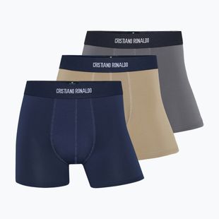 Bokserki męskie CR7 Basic Trunk 3 pary 208 multicolour