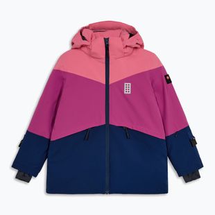 Kurtka narciarska dziecięca LEGO Lwjested 708 fuchsia