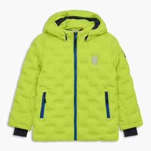 Kurtka narciarska dziecięca LEGO Lwjipe 706 lime green