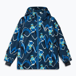 Kurtka narciarska dziecięca LEGO Lwjian 704 dark blue