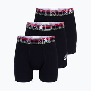Bokserki dziecięce CR7 Trunk 3 pary black