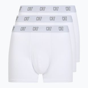 Bokserki męskie CR7 Basic Trunk 3 pary white