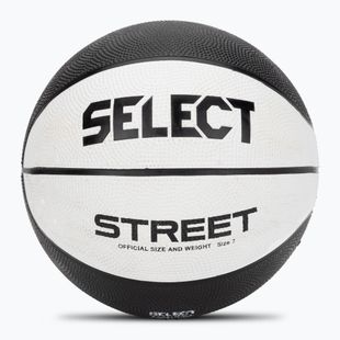 Piłka do koszykówki dziecięca SELECT Basketball Street v23 white/black rozmiar 7