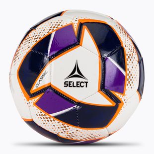 Piłka do piłki nożnej SELECT Classic v24 white/purple rozmiar 5
