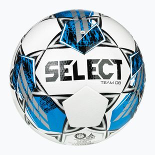 Piłka do piłki nożnej SELECT Team FIFA DB v25 white/blue rozmiar 5