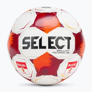 Piłka do piłki nożnej SELECT Brillant Training Betclic v25 white/red rozmiar 5