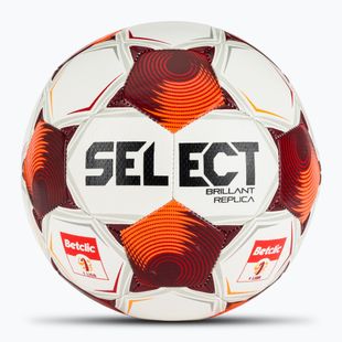 Piłka do piłki nożnej SELECT Brillant Replica Betclic v25 white/red rozmiar 4