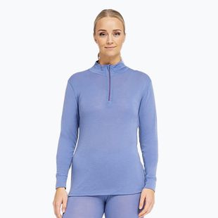 Bluza termoaktywna damska Dovre Wool Zip blue