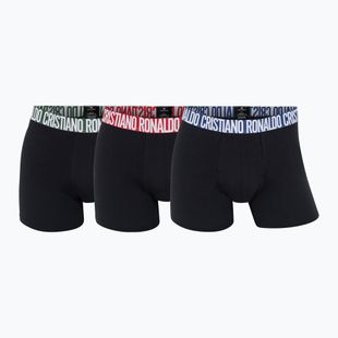 Bokserki męskie CR7 Basic Trunk 3 pack black