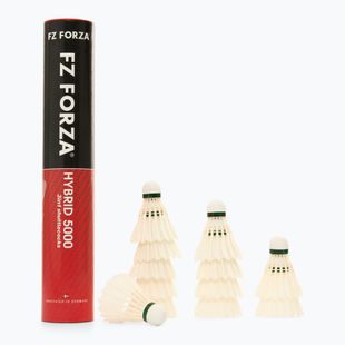 Lotki do badmintona FZ Forza Hybrid 5000 12 szt. white