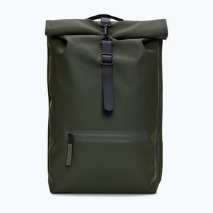 Plecak miejski Rains Rucksack Rolltop 13 + 4 l green