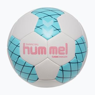 Piłka do piłki ręcznej Hummel Classic Energizer off white/light blue/marine size 2