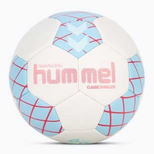 Piłka do piłki ręcznej Hummel Classic Energizer off white/light blue/yellow rozmiar 3