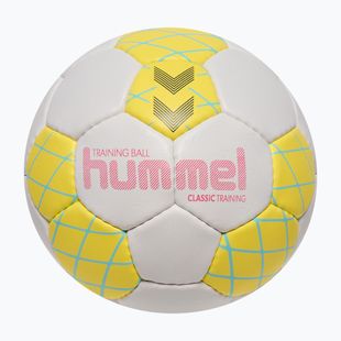 Piłka do piłki ręcznej Hummel Classic Training HB white/yellow/blue size 1
