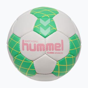 Piłka do piłki ręcznej Hummel Classic Advanced HB off white/green/yellow size 2