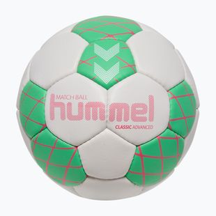 Piłka do piłki ręcznej Hummel Classic Advanced HB off white/green/red size 3