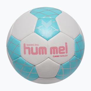 Piłka do piłki ręcznej Hummel Classic Energizer off white/light blue/marine size 1