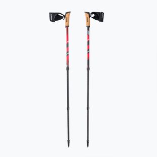 Kije nordic walking Viking Kube Pro red