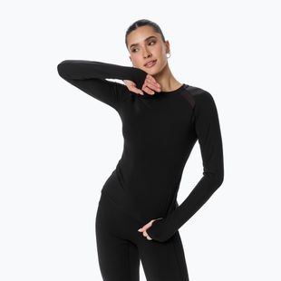 Longsleeve treningowy damski Cardio Bunny czarny
