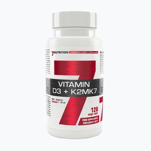 Witamina D3+K2 MK7 7Nutrition D3+K2 MK7 120 kapsułek