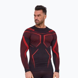 Bluza termoaktywna męska Brubeck Dry black/red