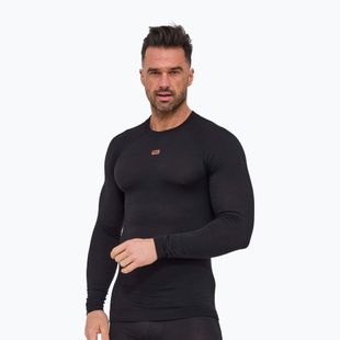 Bluza termoaktywna męska Brubeck Active Merino black