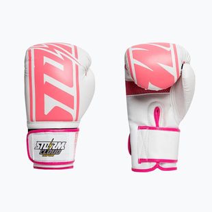 Rękawice bokserskie StormCloud Bolt 2.0 white/pink