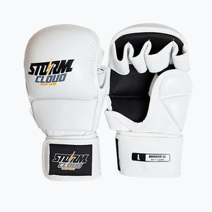 Rękawice grapplingowe StormCloud Hurricane white/black