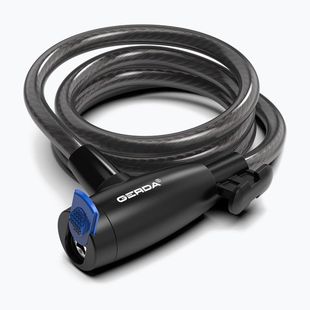 Zapięcie rowerowe GERDA FLEX 1500/12T czarny