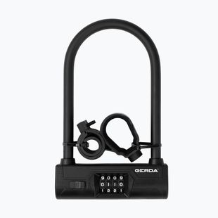 Zapięcie rowerowe GERDA Ultra Combo 245/153C U-Lock czarny