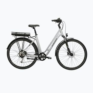 Rower elektryczny KROSS Sentio Hybrid 2.0 el. 504 Wh srebrny/czarny/połysk