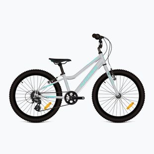 Rower dziecięcy KROSS Lea Mini 1.0 srebrny/turkusowy/połysk