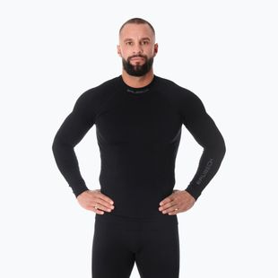 Longsleeve termoaktywny męska Brubeck Extreme Thermo czarny