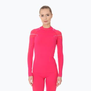 Bluza termoaktywna damska Brubeck Thermo fuksjowy