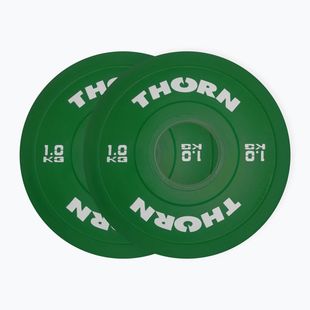 Obciążenie THORN FIT Fractional 2 x 2 kg green/white