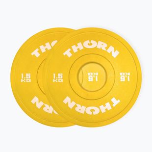 Obciążenie THORN FIT Fractional 2 x 3 kg yellow/white
