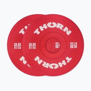 Obciążenie THORN FIT Fractional 2 x 5 kg red/white