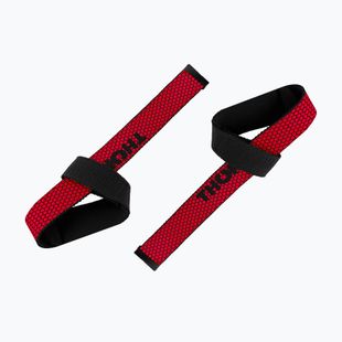 Paski do podnoszenia ciężarów THORN FIT Lifting Straps Anti-Slip red