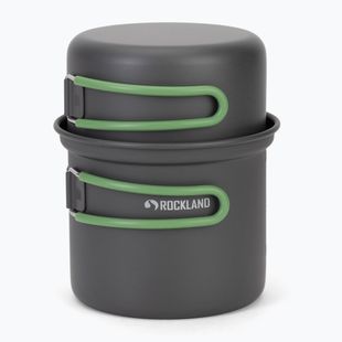 Zestaw garnków Rockland Travel Pro grey/green