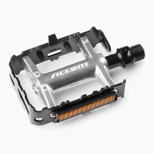 Pedały rowerowe ACCENT Hellium srebrny/czarny