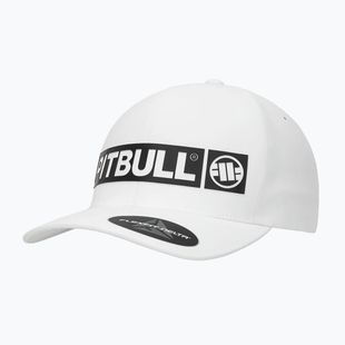 Czapka z daszkiem Pitbull Snapback ,,Hilltop" Stretch Fitted white