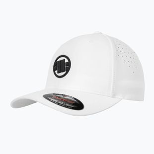 Czapka z daszkiem Pitbull Full Cap ,,Logo" Tech Witch Perforated white