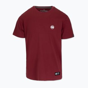 Koszulka męska Pitbull Small Logo burgundy
