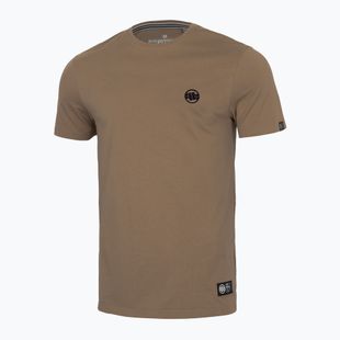 Koszulka męska Pitbull Small Logo coyote brown