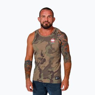 Koszulka męska Pitbull Small Hilltop Tank Top woodland camo