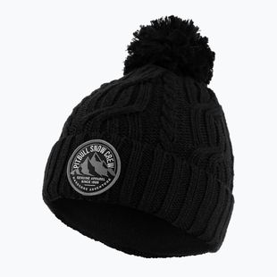 Czapka zimowa męska Pitbull Beanie Snow Crew black