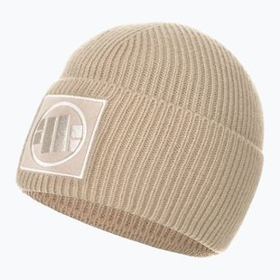 Czapka zimowa męska Pitbull Beanie Logo Single Layer Cuff sand