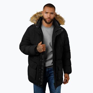 Kurtka męska Pitbull Forest Hooded Parka black