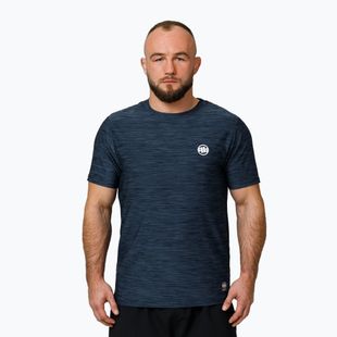 Koszulka męska Pitbull Small Logo Casual Sport navy melange