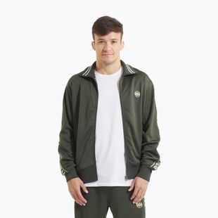 Bluza męska Pitbull Trackjacket Tape Logo Terry Group old green